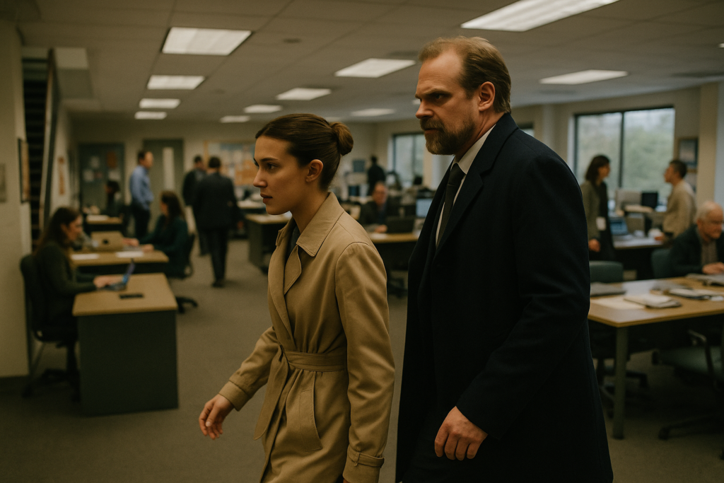 Netflix and A24 Line Up Millie Bobby Brown and David Harbour for New Spy Drama in Ann