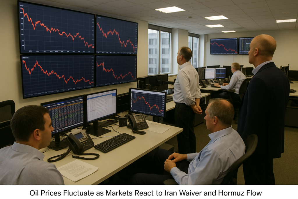 Oil Prices Fluctuate as Markets React to Iran Waiver and Hormuz Flow Expectations
