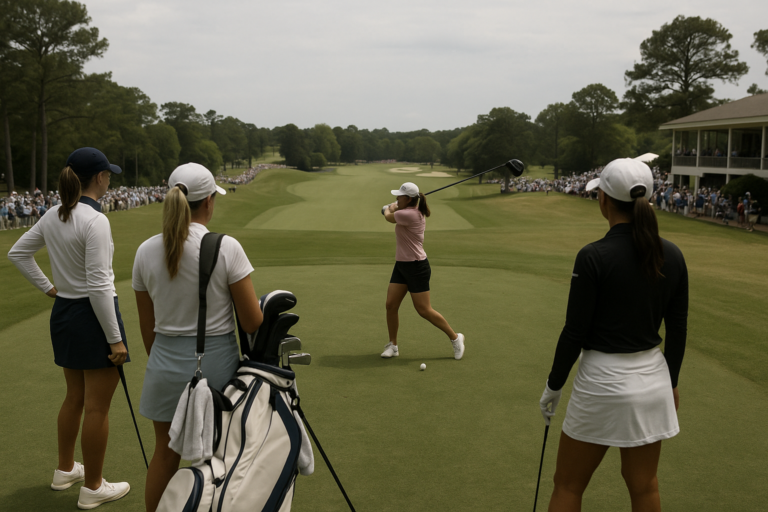Women’s Golf Major Leaderboard Heats Up in Ann