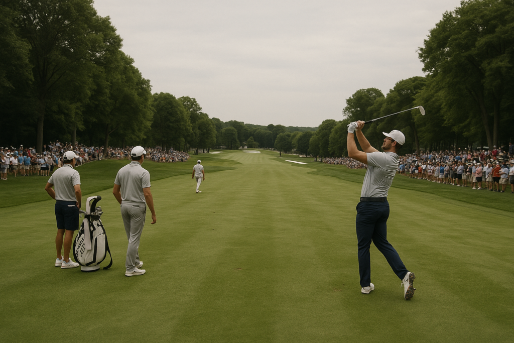 Wyndham Clark Tests His Skills at Travelers Championship in Ann