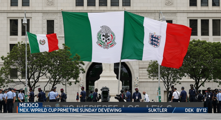 Mexico vs. England World Cup Match Anchors Prime-Time Sunday Viewing