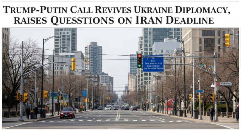Trump-Putin Call Revives Ukraine Diplomacy, Raises Questions on Iran Deadline