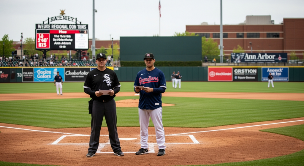 White Sox-Guardians Game Offers Regional Baseball Hook for Ann Arbor