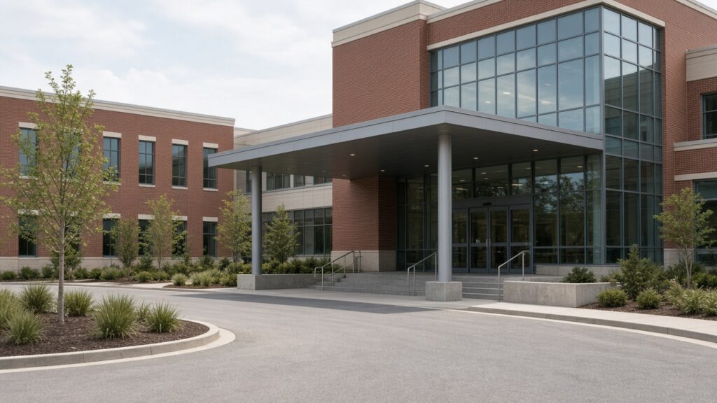 Hospital entrance