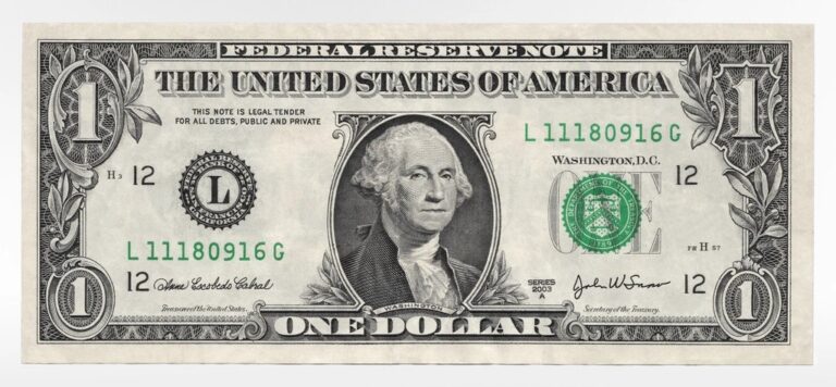 U.S. one-dollar bill