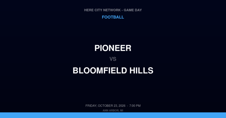 Pioneer 6, Bloomfield Hills 28
