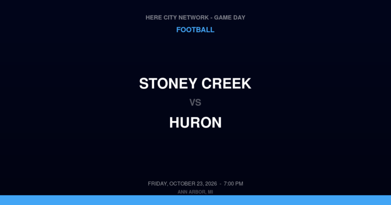 Stoney Creek 21, Huron 6